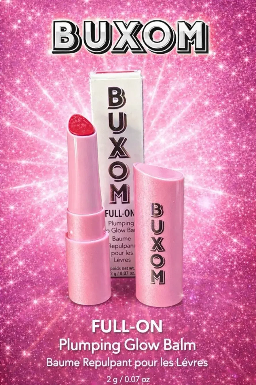 Buxom - Full On Plumping Lip Glow Balm - Shade: Cherry Popsicle - .07 oz/ 2 g